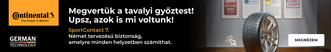 Continental SportContact 7 a tesztgyőztes!